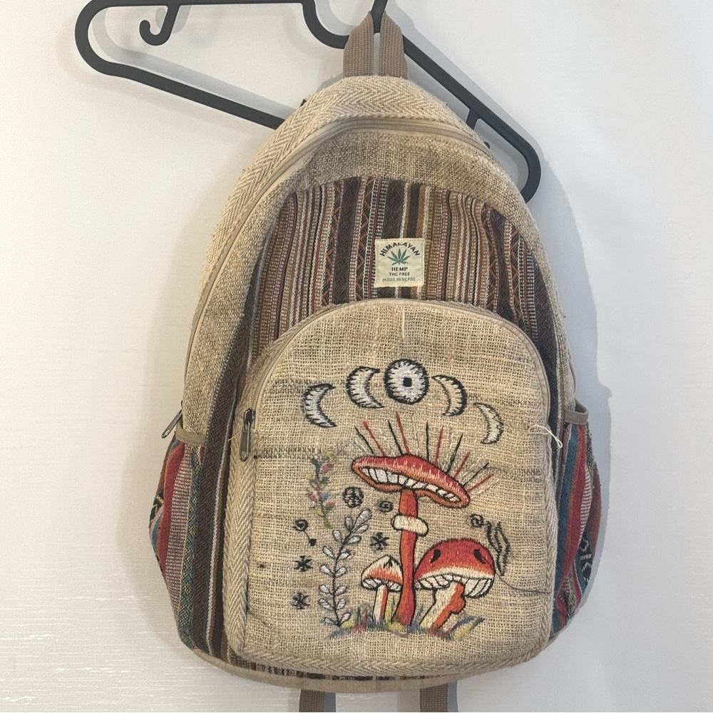 100% Hemp Himalayan Backpack made in Nepal